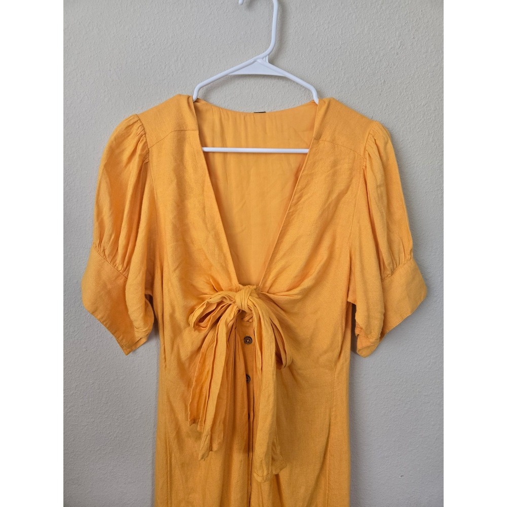 Free People Vintage Summer Midi Dress Womens M, Boho Beach - Picture 8 of 9